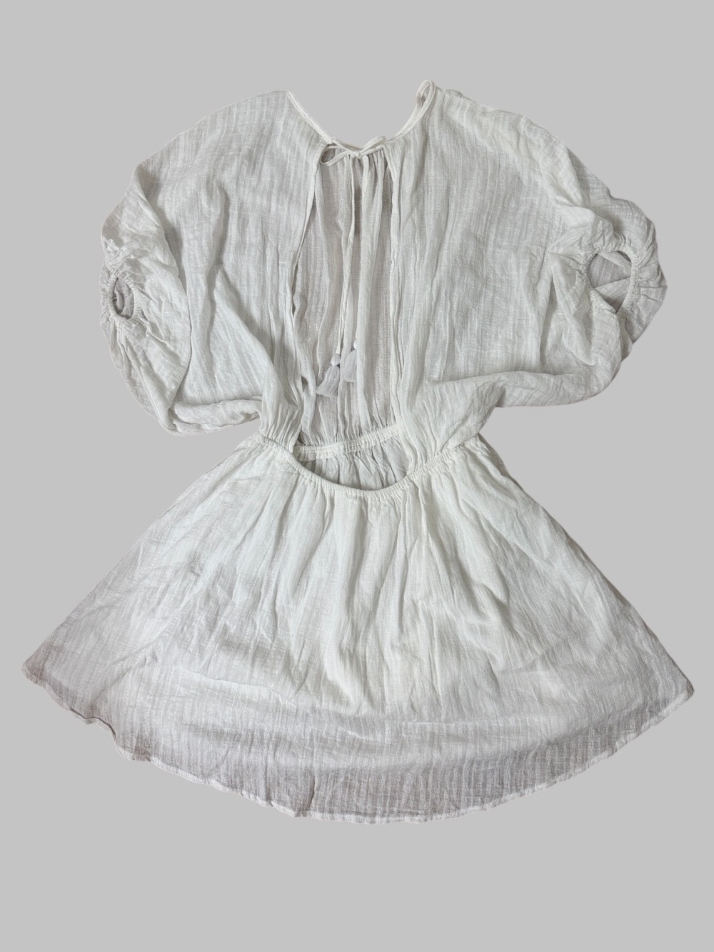 Aerie 100% Cotton Golden Hour White Coverup - Picture 5 of 9
